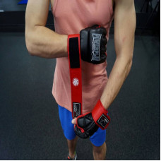 Рукавиці для MMA PowerPlay L, чорно-червоні, код: PP_3058_L_Black/Red