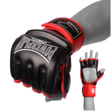 Рукавиці для MMA PowerPlay L, чорно-червоні, код: PP_3058_L_Black/Red