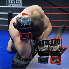 Рукавиці для MMA PowerPlay L, чорно-червоні, код: PP_3058_L_Black/Red
