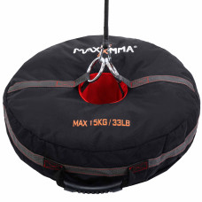 Груша пневматична на розтяжках з основою-обтяжувачем Maxxmma чорний-червоний, код: SD03KIT-S52