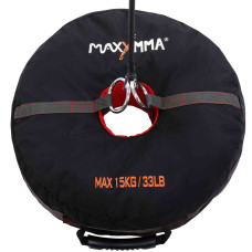 Груша пневматична на розтяжках з основою-обтяжувачем Maxxmma чорний-червоний, код: SD03KIT-S52