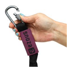 Еспандер з карабіном у захисному рукаві Ezous Resistance Tube With Cover навантаження високе, чорний, код: K-05-L
