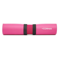 Накладка (бампер) на гриф Cornix Barbell Pad 440х95 мм, рожевий, код: XR-0212