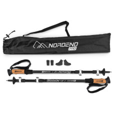Трекінгові палиці Hop-Sport Nordend Pro чорні, код: 5902308220423