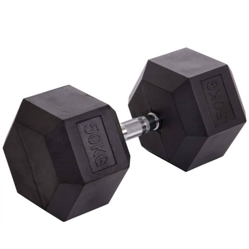 Гантель цільна шестигранна Zelart 1х50кг, код: TA-2679-50-S52