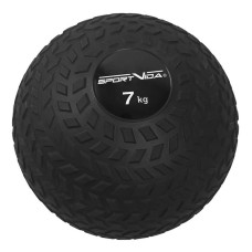 Слембол (медичний м"яч) для кросфіту SportVida Slam Ball 7 кг, чорний, код: SV-HK0349
