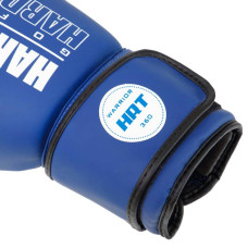 Рукавички шкіряні боксерські Hard Touch 14 унцій, синій, код: BO-4436_14BL