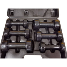 Набір гантелей в кейсі PowerPlay 9 кг, код: PP_4121_9kg