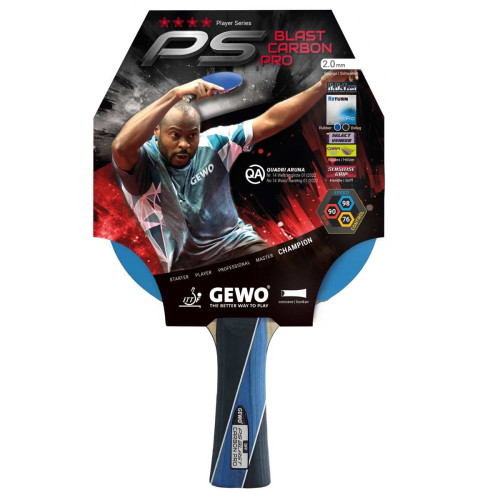 Ракетка для настільного тенісу Gewo PS Blast Carbon Pro FL (1073900001), код: 931012-SVA