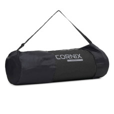 Килимок для йоги та фітнесу Cornix Black 183x61x1 cм, код: XR-0013