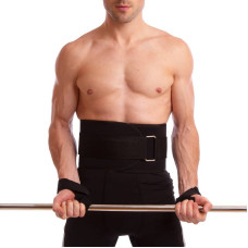 Пояс атлетичний посилений регульований BioGym XL чорний, код: 103A_XL-S52