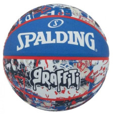 М"яч баскетбольний Spalding Graffitti Ball №7, синій, код:  6893444059338-SR