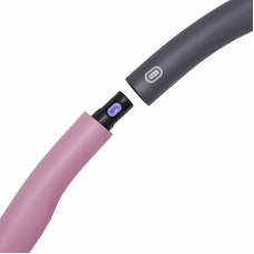 Обруч масажний Hula Hoop SportVida 100 см 1.2 кг Grey/Pink, код: SV-HK0338