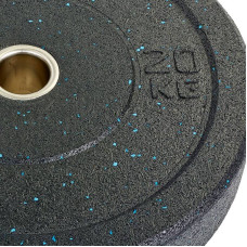 Бамперні диски для кроссфіта Record Raggy Bumper Plates з структурної гуми 20кг (d-51мм), код: TA-5126-20-S52