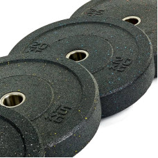 Бамперні диски для кроссфіта Record Raggy Bumper Plates з структурної гуми 20кг (d-51мм), код: TA-5126-20-S52
