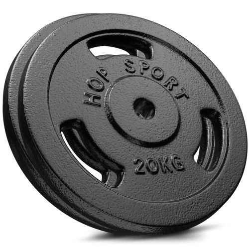 Сет з металевих дисків Hop-Sport Strong 2x20кг, код: UT-00000558