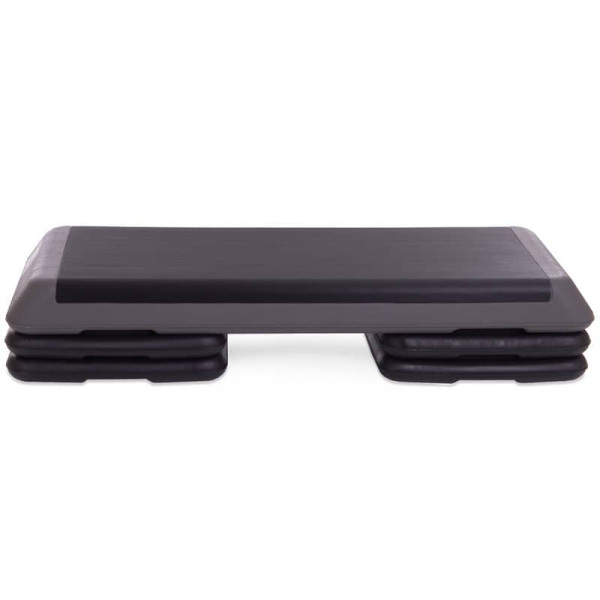 Степ-платформа FitGo 1100x410x200 мм, чорний-сірий, код: FI-6772-S52