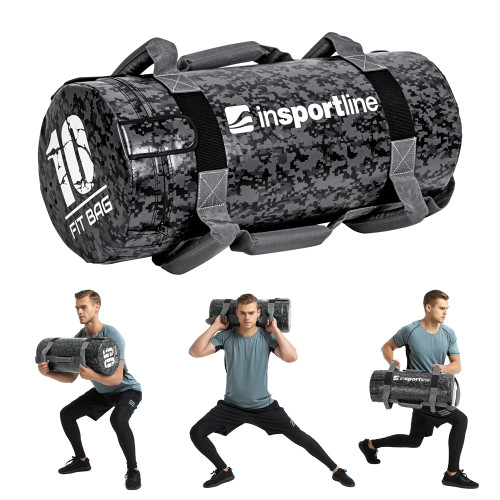 Сумка для тренувань inSPORTline з піском Fitness Crossfit Fitbag Camu 10 кг, код: 17892-IN