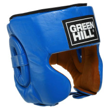 Шолом боксерський в мексиканському стилі шкіра GreenHill L, синій, код: BO-0575_LBL