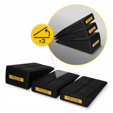 Клин-платформа 4Fizjo Slant Board 3 рівні для присідань та розтяжки Black, код: P-5905973400312