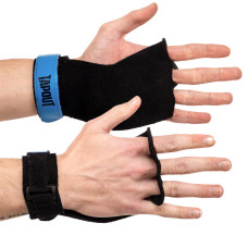 Гімнастичні накладки рукавички для турніка Tapout L-XL, чорний, код: SB168600_LXL