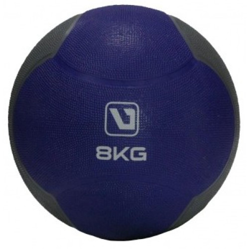 Медбол LiveUp Medicine Ball 286мм, 8 кг, синій-чорний, код: 2016052800169