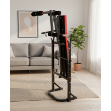 Лавка тренувальна York Fitness ASPIRE 120 складана зі стійкою під штангу, код: 00014961431209