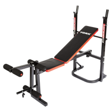 Лавка тренувальна York Fitness ASPIRE 120 складана зі стійкою під штангу, код: 00014961431209