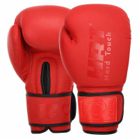 Боксерські рукавиці шкіряні Hard Touch 14 унцій, червоний, код: BO-4230_14R