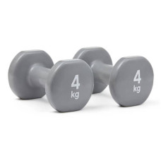 Гантелі для фітнесу Reebok Dumbbells 1х4 кг, сірий, код: 885652018272