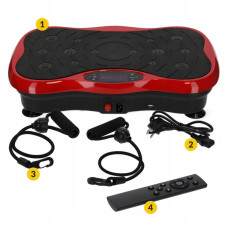 Віброплатформа для тренувань 4Fizjo Ultra+ з пультом та еспандерами, код: P-5905973401531