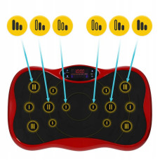Віброплатформа для тренувань 4Fizjo Ultra+ з пультом та еспандерами, код: P-5905973401531