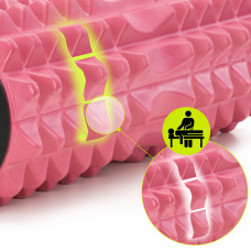 Масажний ролик Actiget EVA 33 x 13 см (валик, роллер) Pink, код: ACT0100