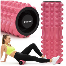 Масажний ролик Actiget EVA 33 x 13 см (валик, роллер) Pink, код: ACT0100