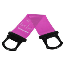 Стрічка-еспандер еластична для фітнесу та йоги з ручками BioGym Pilates Band фіолетовий, код: 8038_V