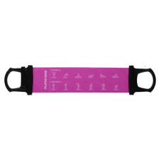 Стрічка-еспандер еластична для фітнесу та йоги з ручками BioGym Pilates Band фіолетовий, код: 8038_V