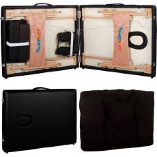 Масажний ліжко Movit Portable чорний + сумка, код: M-11233497-IN