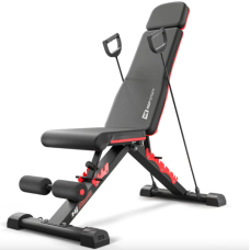 Набір Elitum Titan гантелі 2х21кг з лавою Hop-Sport HS-2080 HB, код: 00-G00000338