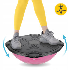 Балансувальна платформа 4Fizjo Bosu Ball 60 см, рожевий, код: P-5905973402453