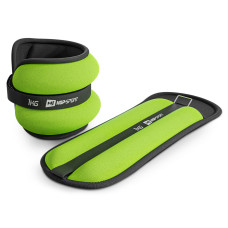 Обважнювачі для ніг та рук Hop-Sport HS-S002WB 2х1кг зелені, код: 5902308226388