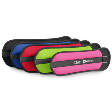 Обважнювачі для ніг та рук Hop-Sport HS-S002WB 2х1кг зелені, код: 5902308226388