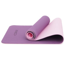 Килимок для йоги та фітнесу Cornix Plum/Rose 183x61x0.6 см, код: XR-0007