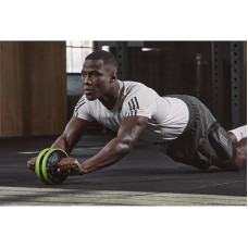 Ролик для пресу Adidas Performance Ab Wheel OFSM, чорний-салатовий, код: 885652025553