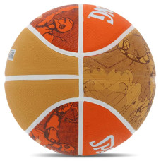 М'яч баскетбольний гумовий Spalding Jump Sketch №7, помаранчевий, код: 84452Y-S52