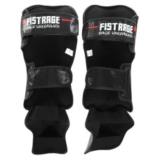 Захист гомілки та стопи Fistrage Rage L, чорний-червоний, код: VL-6373_LBKR