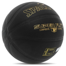 М'яч баскетбольний Composite Leather Spalding TF Super Flite №7, чорний, код: 77559Y-S52