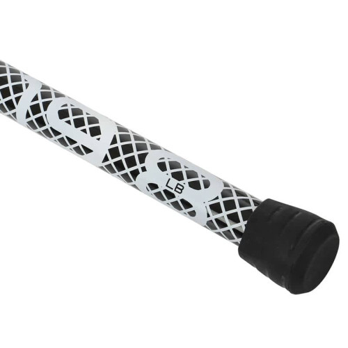Бодібар 3-х секційний Bar Zelart 9кг, чорний-білий, код: FI-9994-9-S52