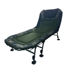 Розкладачка туристична, рибальська, посилена Camping 200х85х40см, код: JAT2020C-B-WS