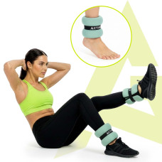 Обважнювачі-манжети для ніг та рук Actiget 2 x 1.5 кг Turquoise/Black, код: ACT0129