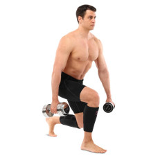Захист гомілки для важкої атлетики Calf Support Ezous 2шт, чорний, код: A-08_BK
